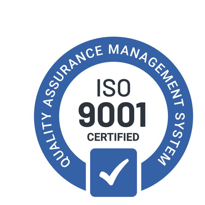 ISO 9001:2015 Quality Management Systems certification